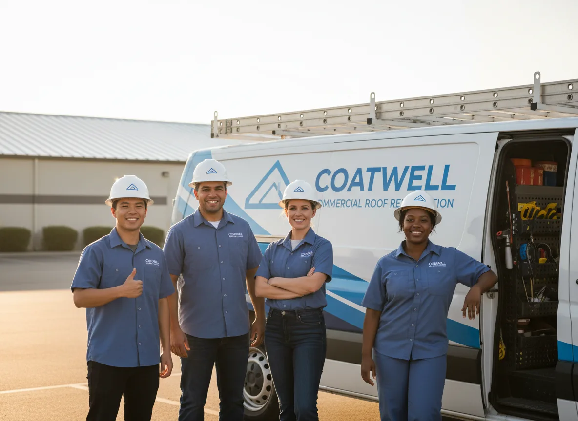 Commercial roof coating company in Barco, NC
